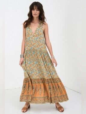 Spell Delerium Maxi Dress Gold